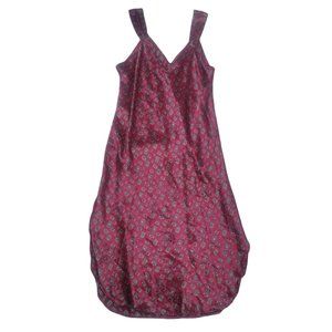 Lily Of France Womens Medium M Nightgown Red Sleep